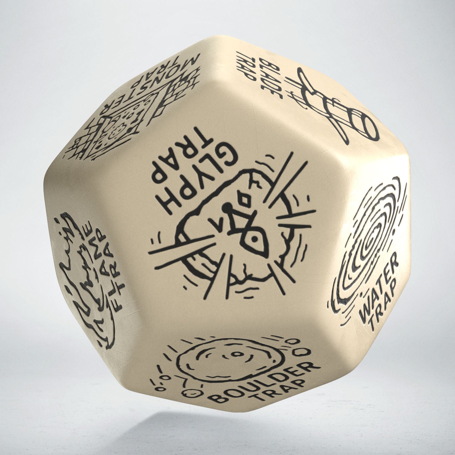 12VTPG01 - TRAP GENERATOR DIE: BEIGE&BLACK