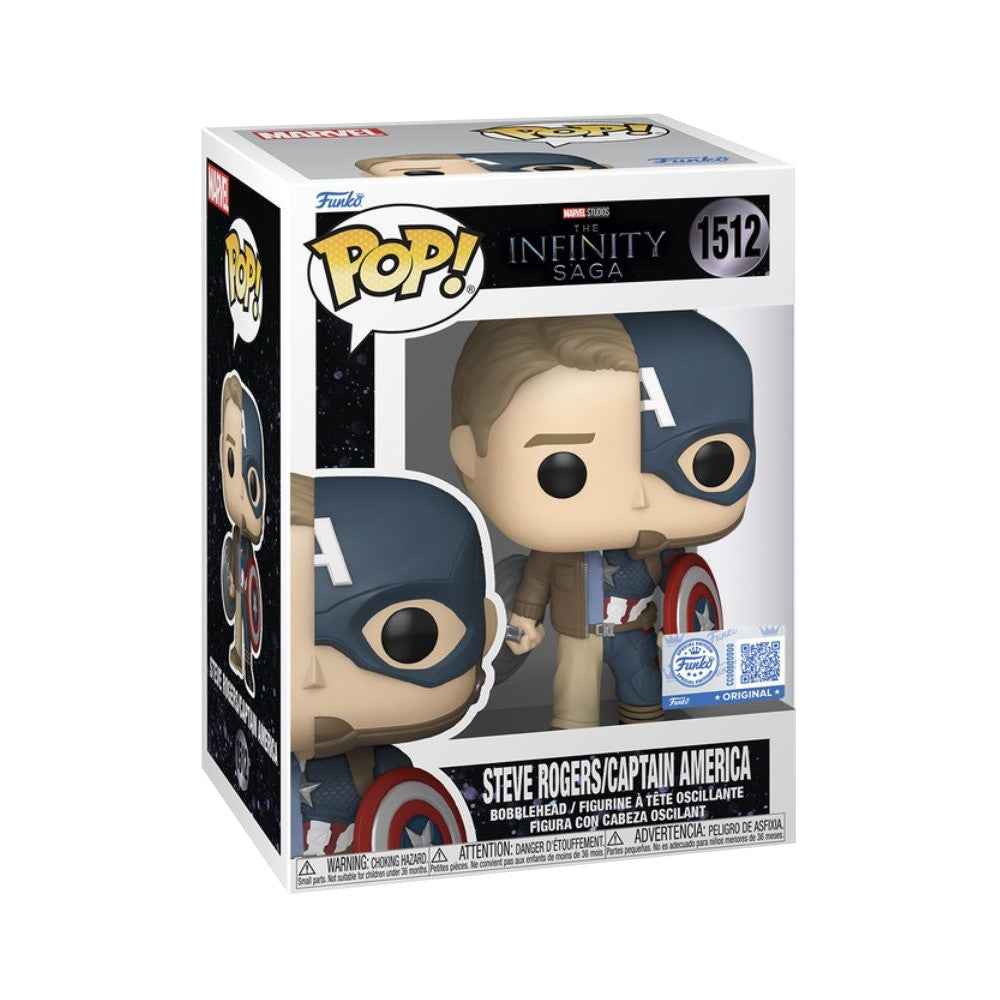 MARVEL - POP FUNKO VINYL FIGURE - IS SPLIT CAP/STEVE 9CM LCG25 EXCL