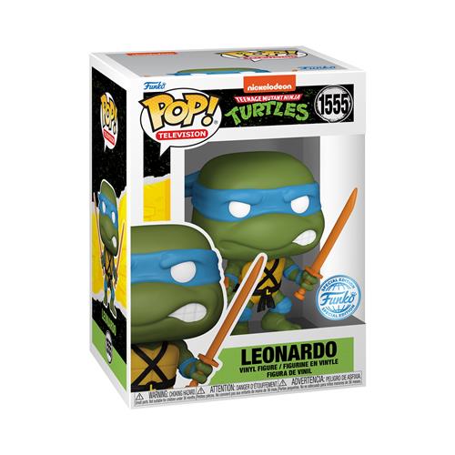 TEENAGE MUTANT NINJA TURTLES RETRO - POP FUNKO VINYL FIGURE 1555 LEONARDO 9CM