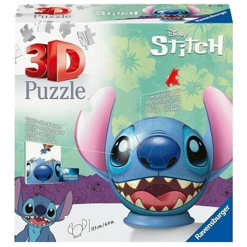 11574 7 - STITCH - PUZZLE 3D - STITCH CON ORECCHIE - 72 PZ