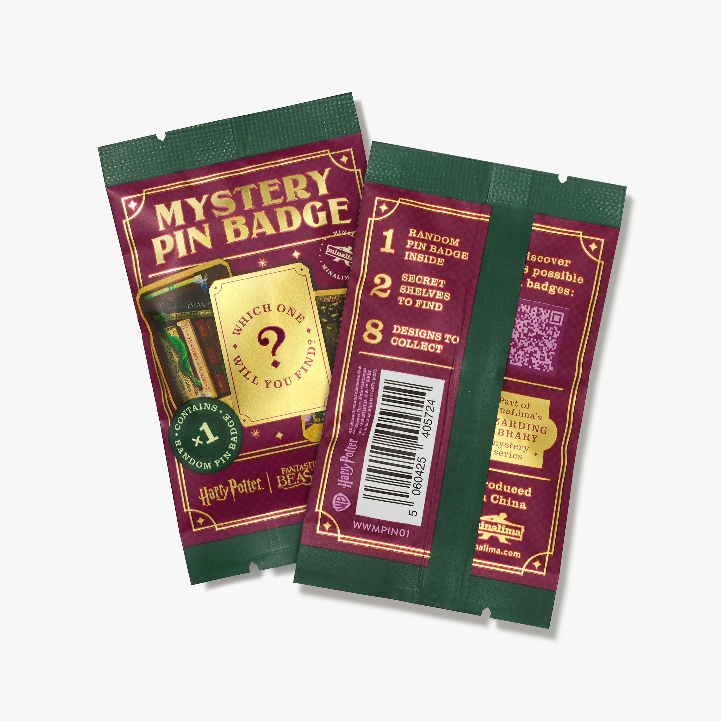 WWMPIN01 - HARRY POTTER - WIZARDING LIBRARY MYSTERY PIN