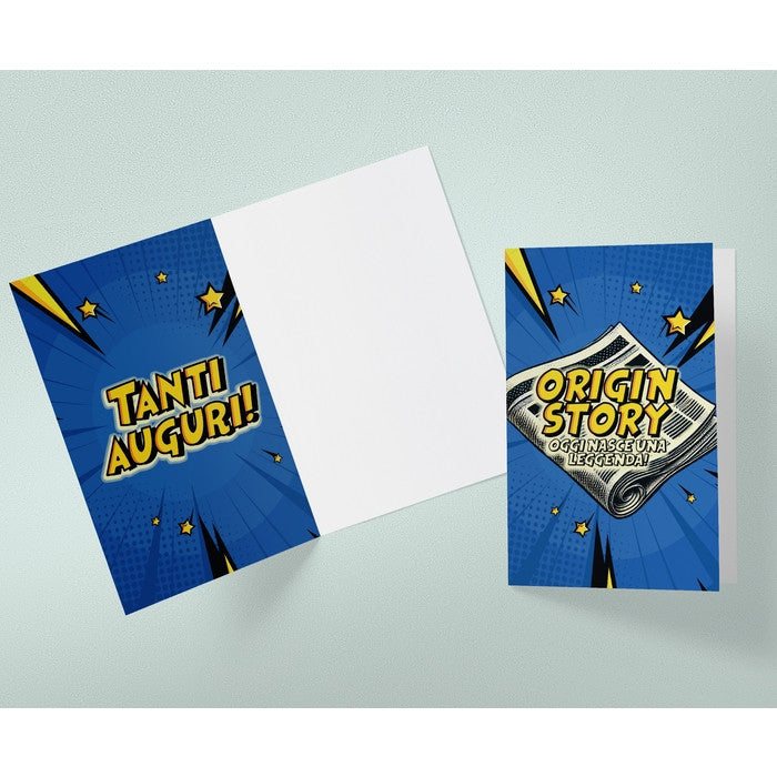 BIGLIETTO AUGURI - BA30 - ORIGIN STORY