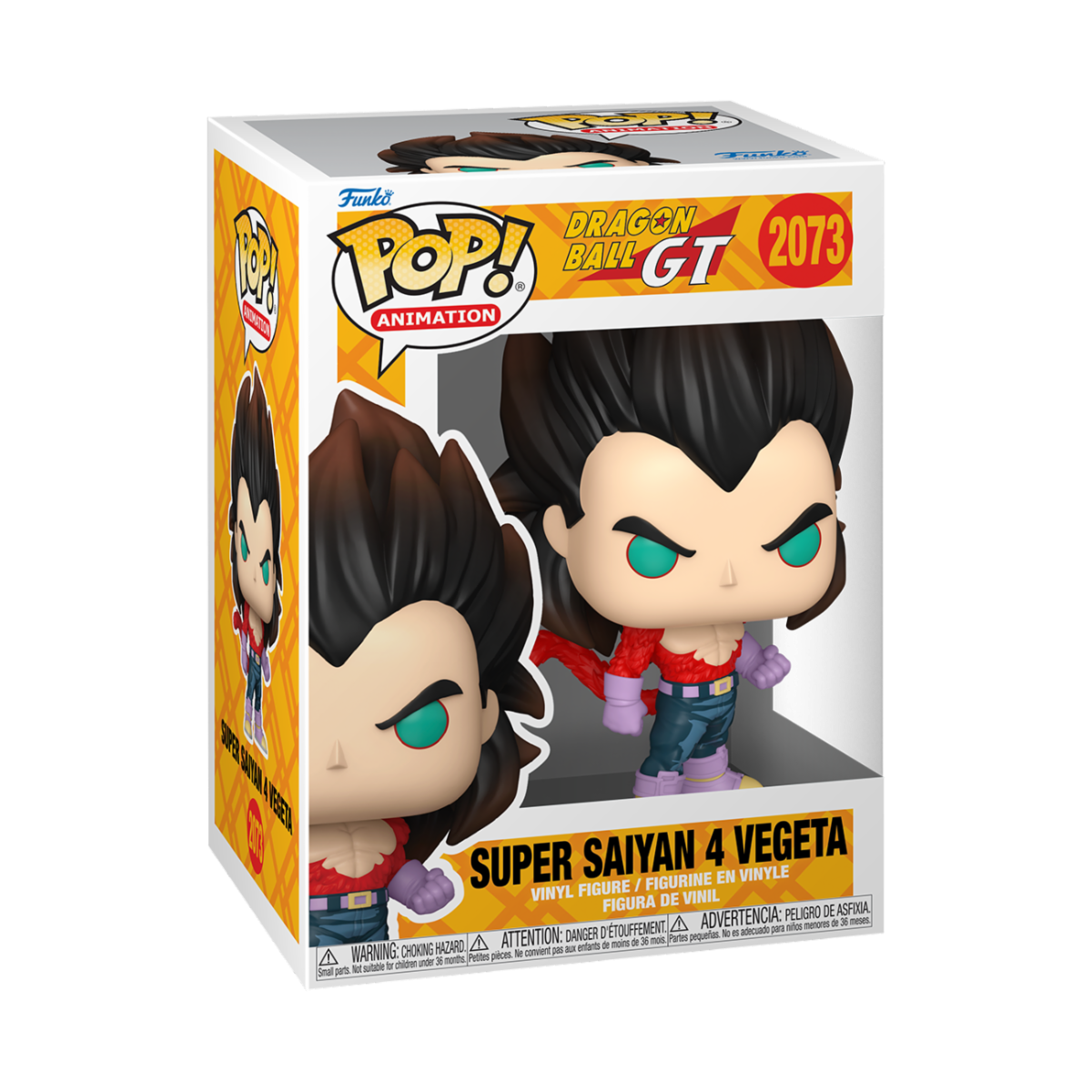 DRAGON BALL GT - POP FUNKO VINYL FIGURE 2073 SUPER SAIYAN 4 VEGETA 9CM