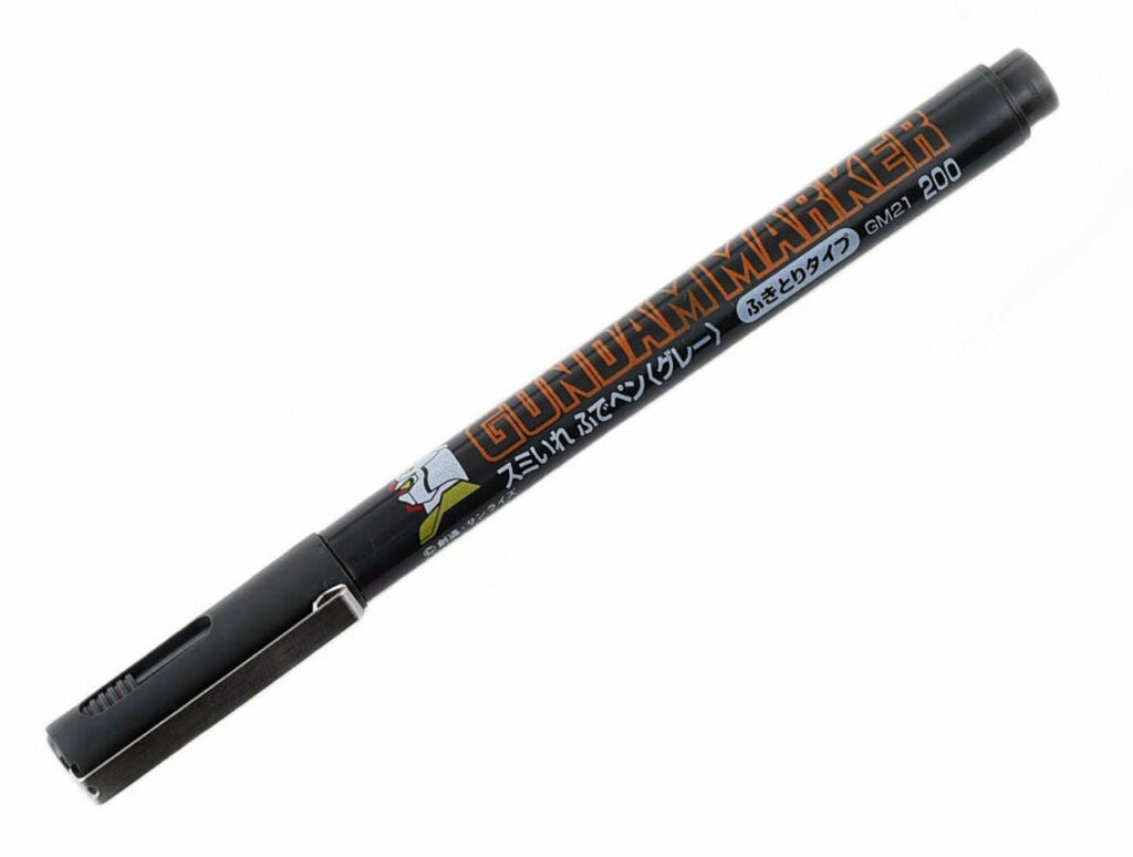 GUNDAM MARKER - GM-21 - GRAY (BRUSH TYPE) - EXTRA FINE FELT-TIP PEN