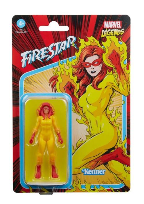 MARVEL LEGENDS RETRO - FIRESTAR - ACTION FIGURE 9.5CM