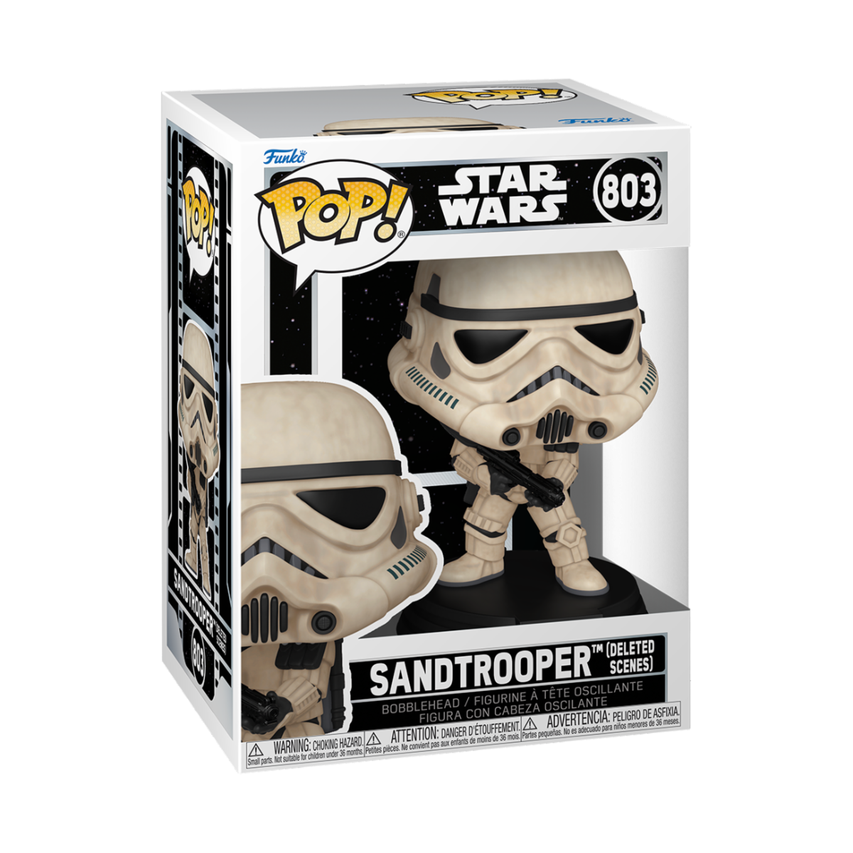 STAR WARS: DELETED SCENES - POP FUNKO VINYL FIGURE 803 SANDTROOPER (DELETED SCENES) 9CM