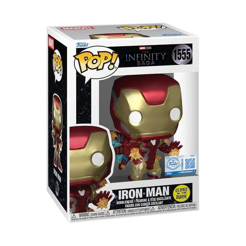 MARVEL: END GAME - POP FUNKO VINYL FIGURE 1555 IRON MAN BEAMS (GW) 9CM