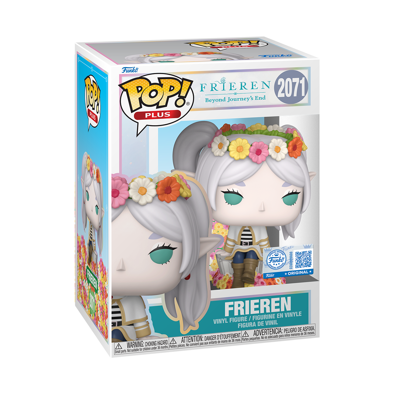 FRIEREN - POP FUNKO VINYL FIGURE 2071 - FRIEREN (FLOWER CROWN) 9CM FUNSIDE EXCL