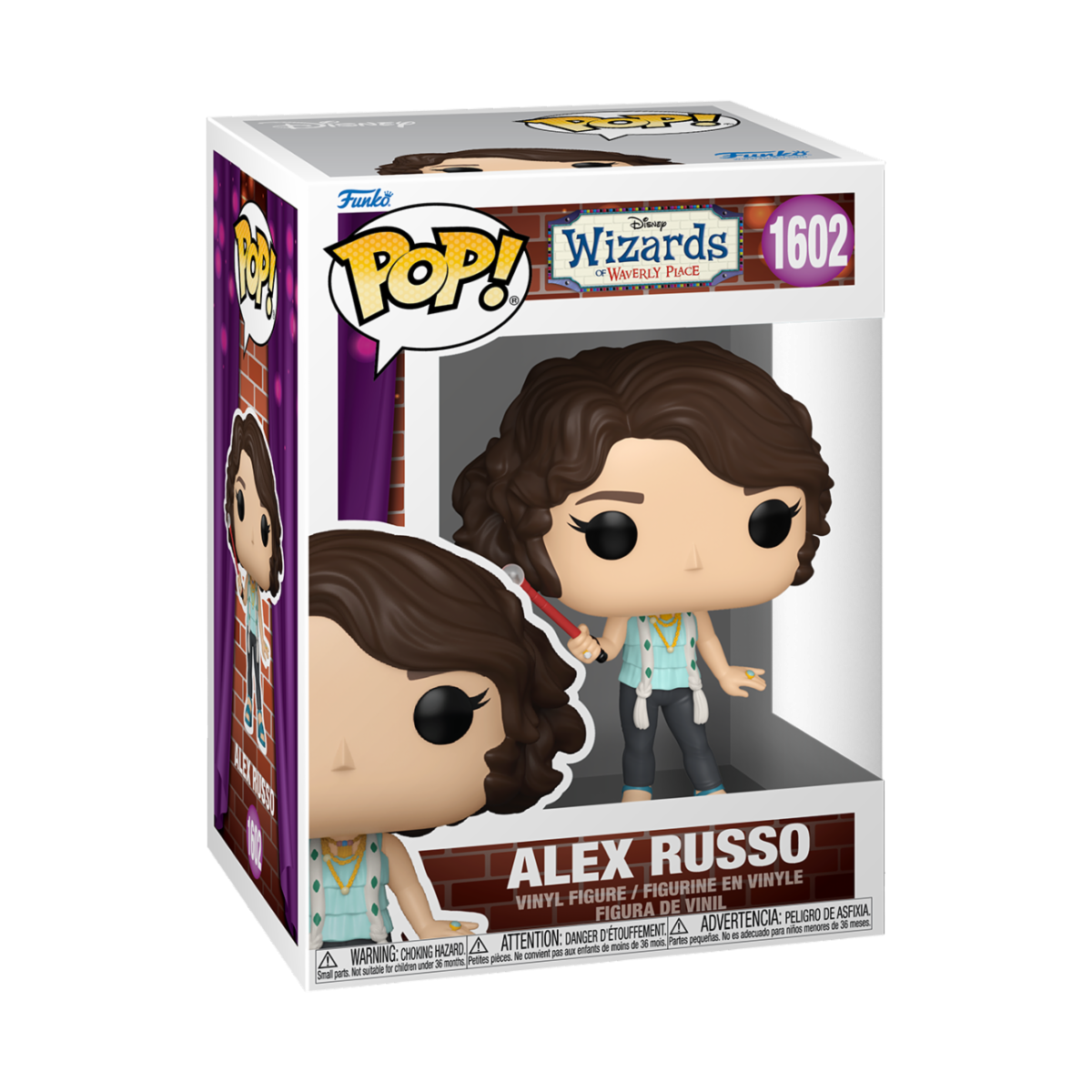 WIZARDS OF WAVERLY PLACE - POP FUNKO VINYL FIGURE 1602 ALEX RUSSO 9CM