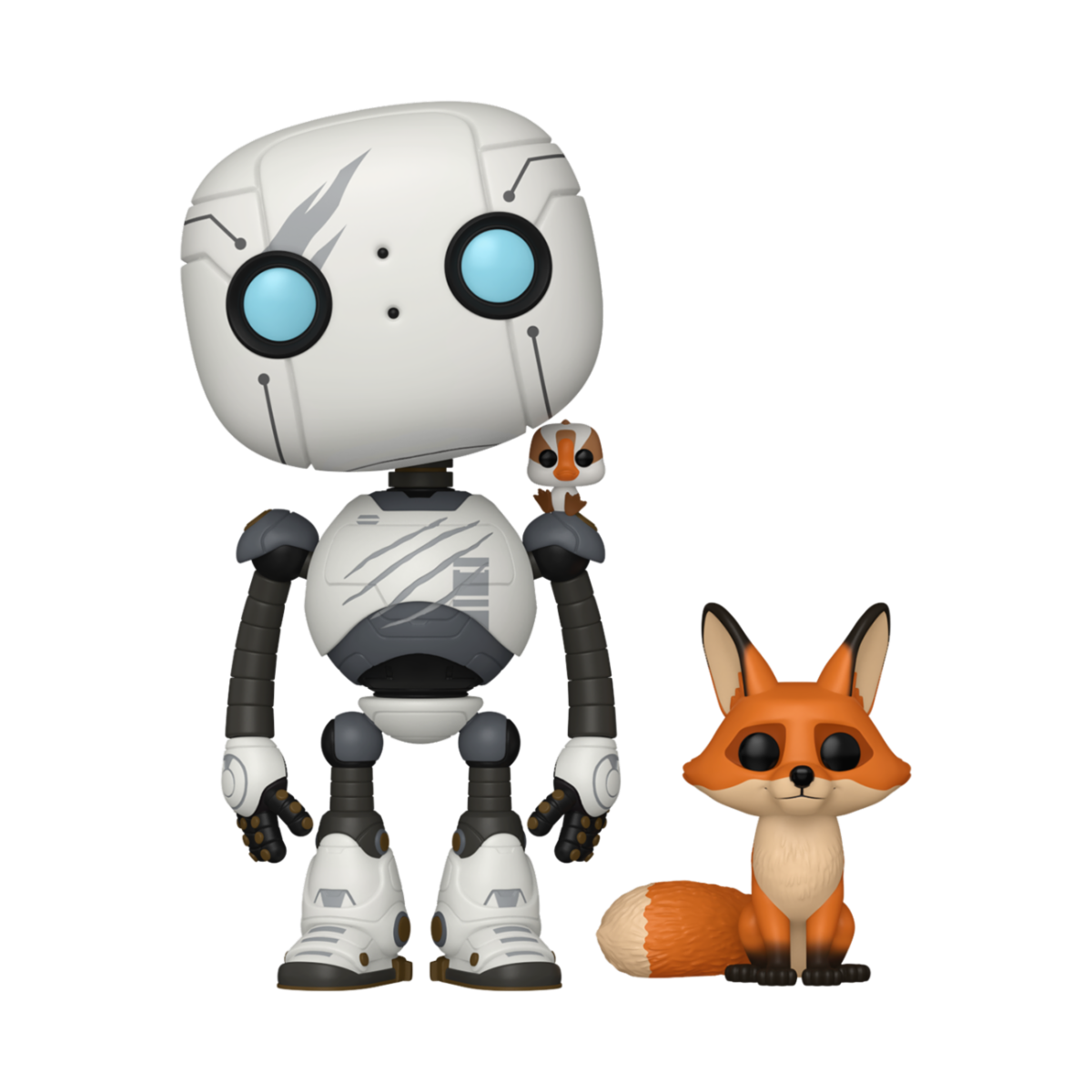 THE WILD ROBOT - POP & BUDDY FUNKO VINYL FIGURE - ROZ W/ BRIGHTBILL & FINK 9CM