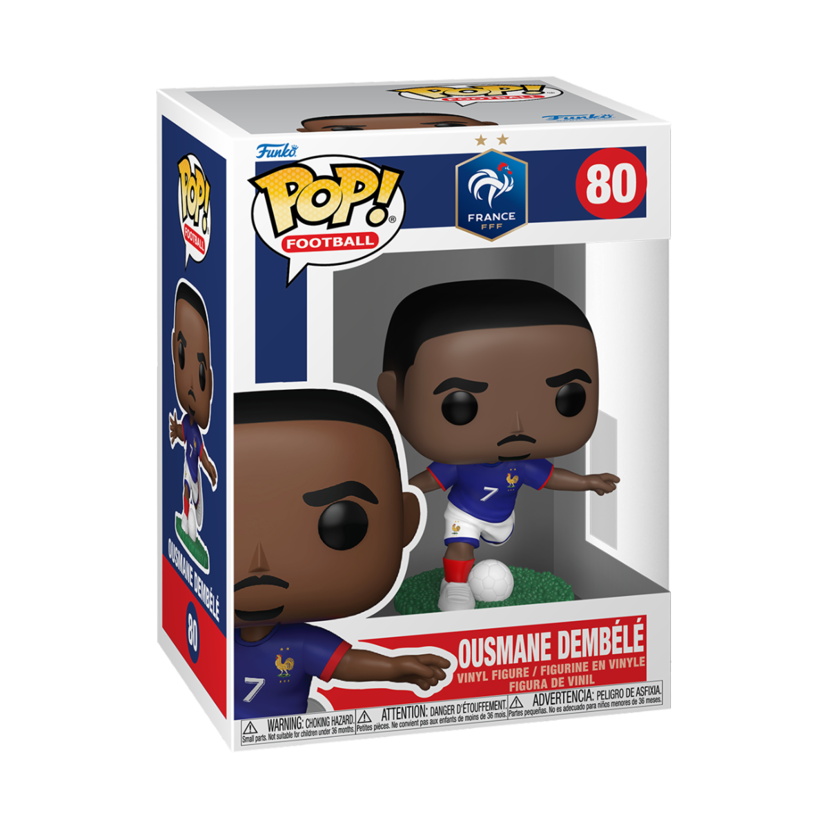 WORLD CUP 2026 - FRANCE - POP FUNKO VINYL FIGURE 80 OUSMANE DEMBELE 9CM
