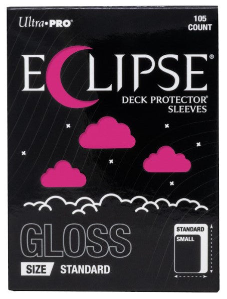 16708 - 105 ECLIPSE DECK PROTECTOR SLEEVES - STANDARD - GLOSS - HOT PINK