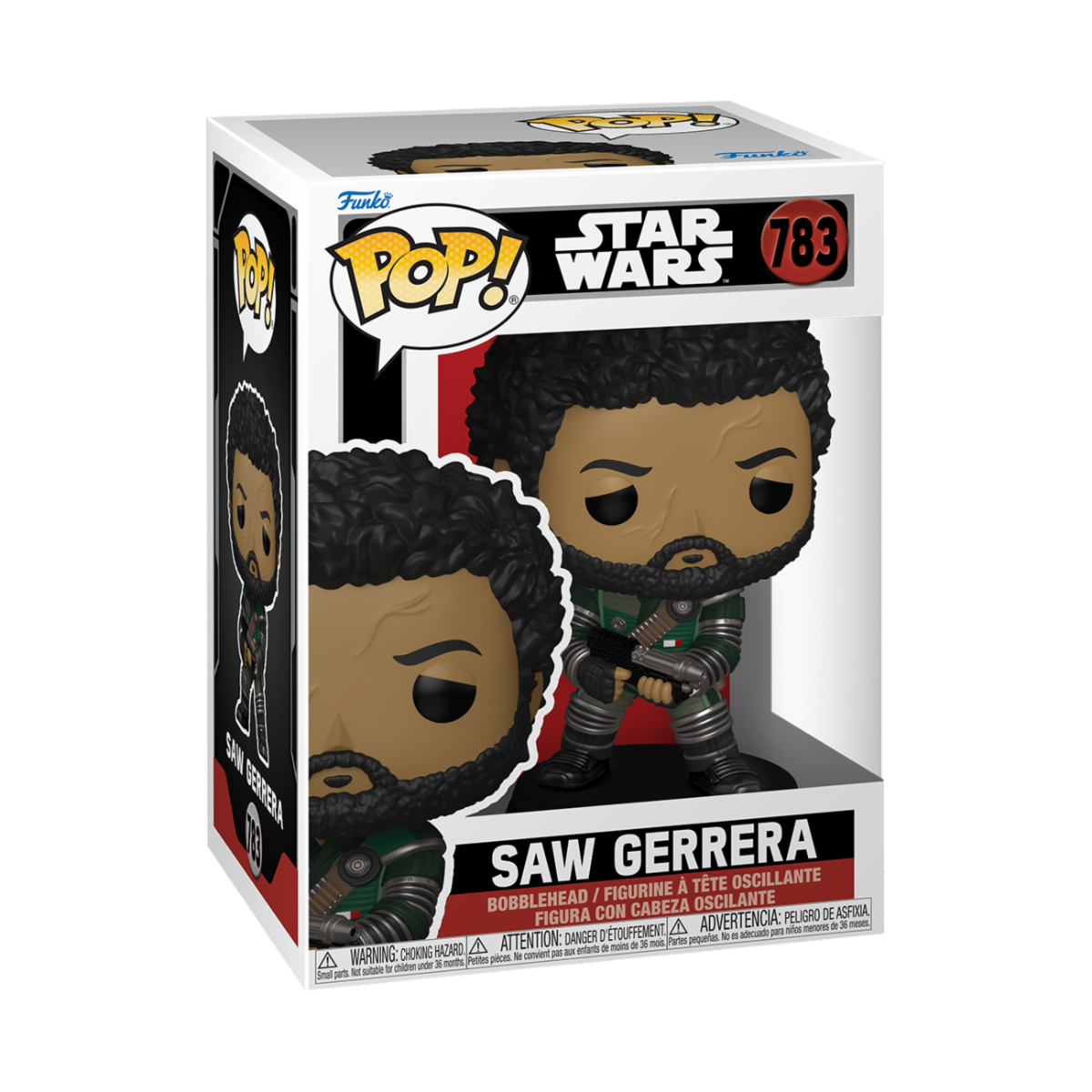 STAR WARS: ANDOR - POP FUNKO VINYL FIGURE 783 YOUNG SAW GERRERA 9CM