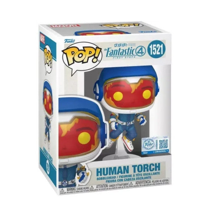 MARVEL: FANTASTIC FOUR - POP FUNKO VINYL FIGURE 1521 HUMAN TORCH 9CM