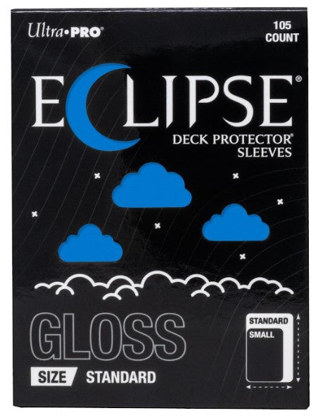 16702 - 105 ECLIPSE DECK PROTECTOR SLEEVES - STANDARD - GLOSS - PACIFIC BLUE