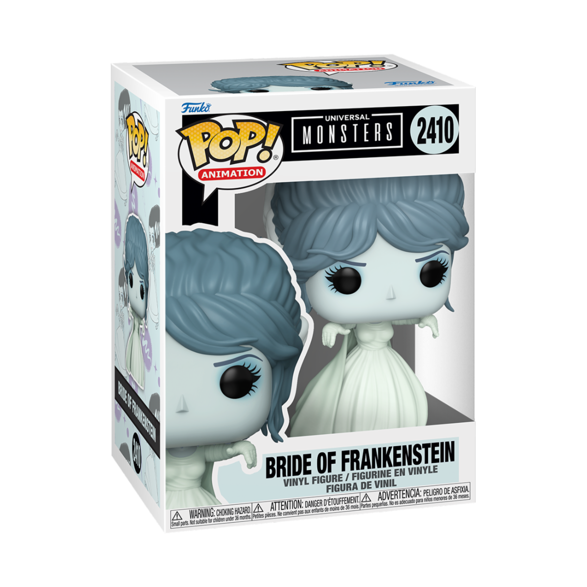 UNIVERSAL MONSTERS S6 - POP FUNKO VINYL FIGURE 2410 BRIDE OF FRANKENSTEIN 9CM