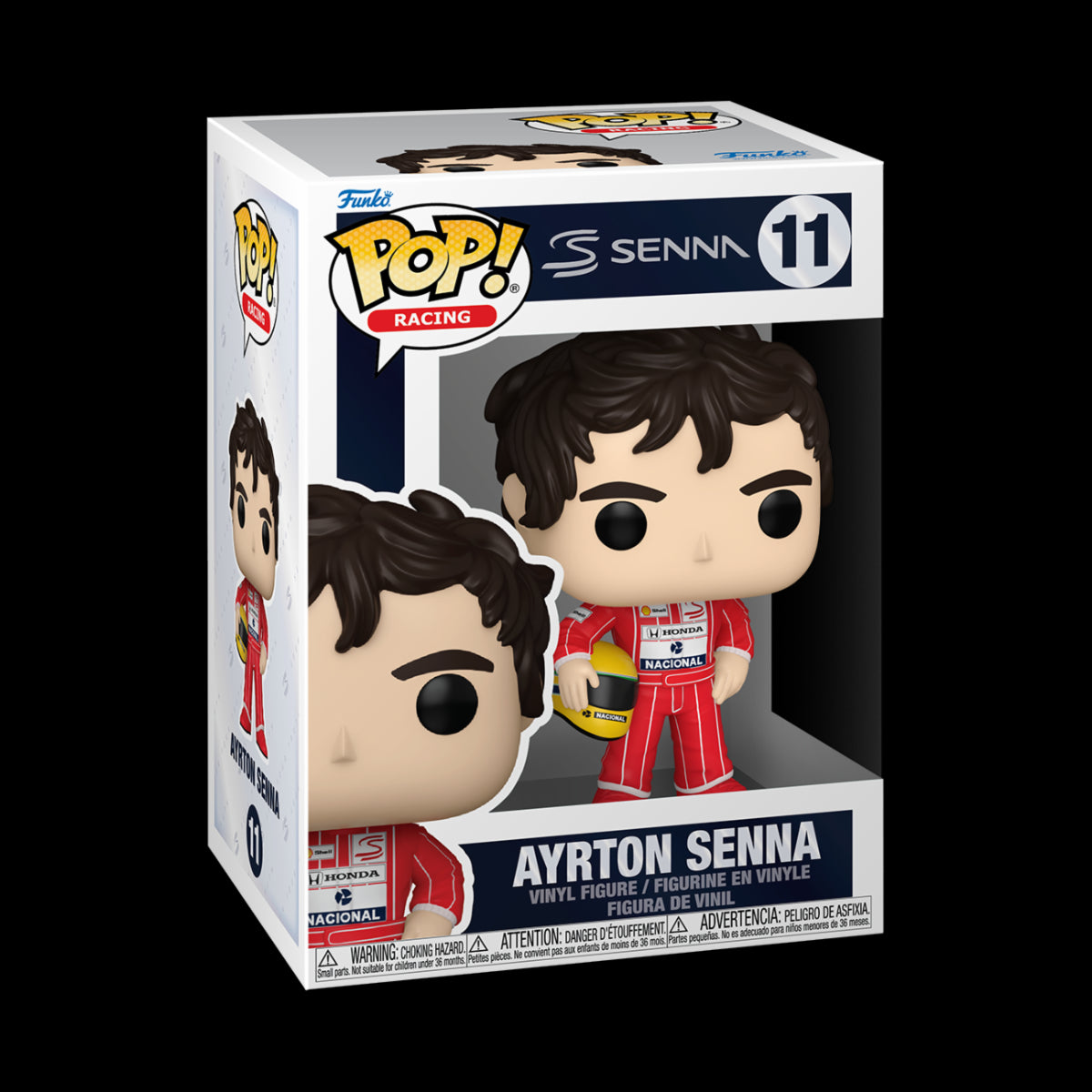RACING - MCLAREN - POP FUNKO VINYL FIGURE 11 AYRTON SENNA 9CM