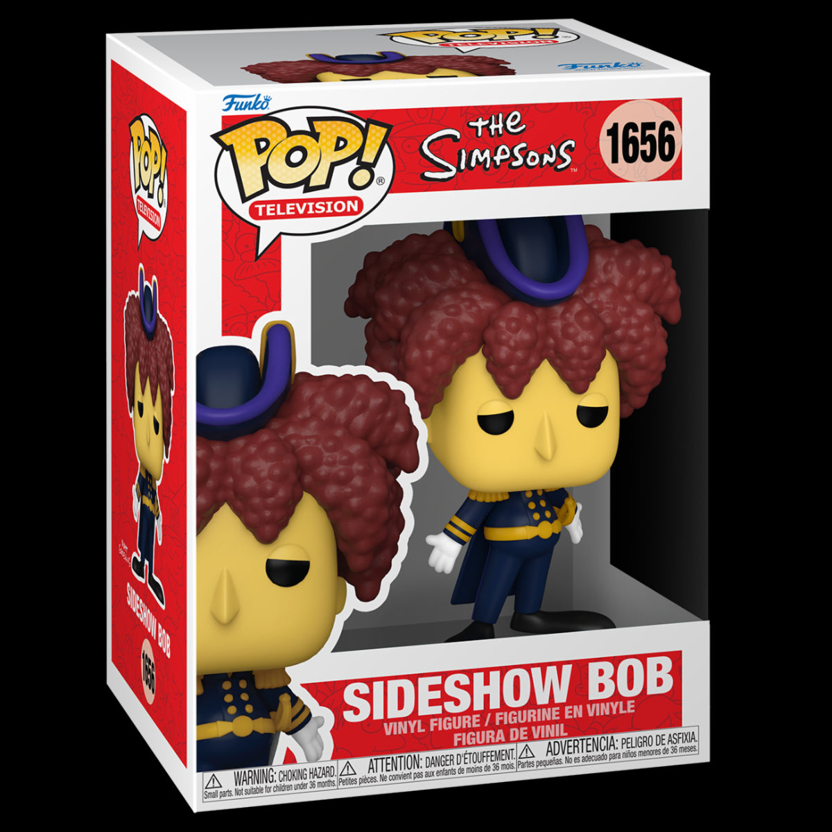 THE SIMPSONS - POP FUNKO VINYL FIGURE 1656 SIDESHOW BOB 9CM