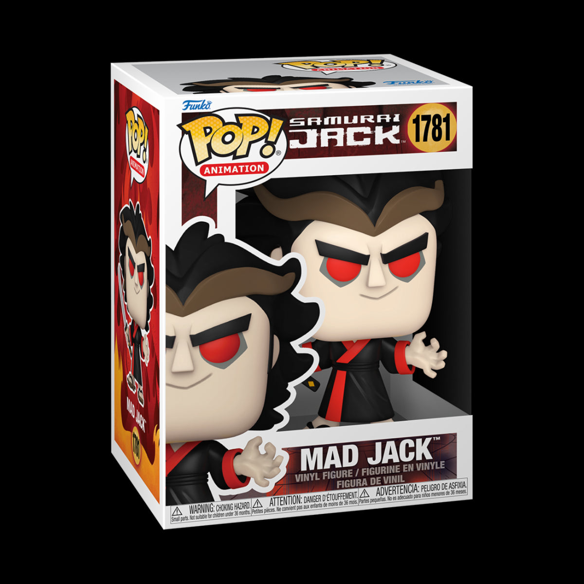 SAMURAI JACK - POP FUNKO VINYL FIGURE 1781 MAD JACK 9CM