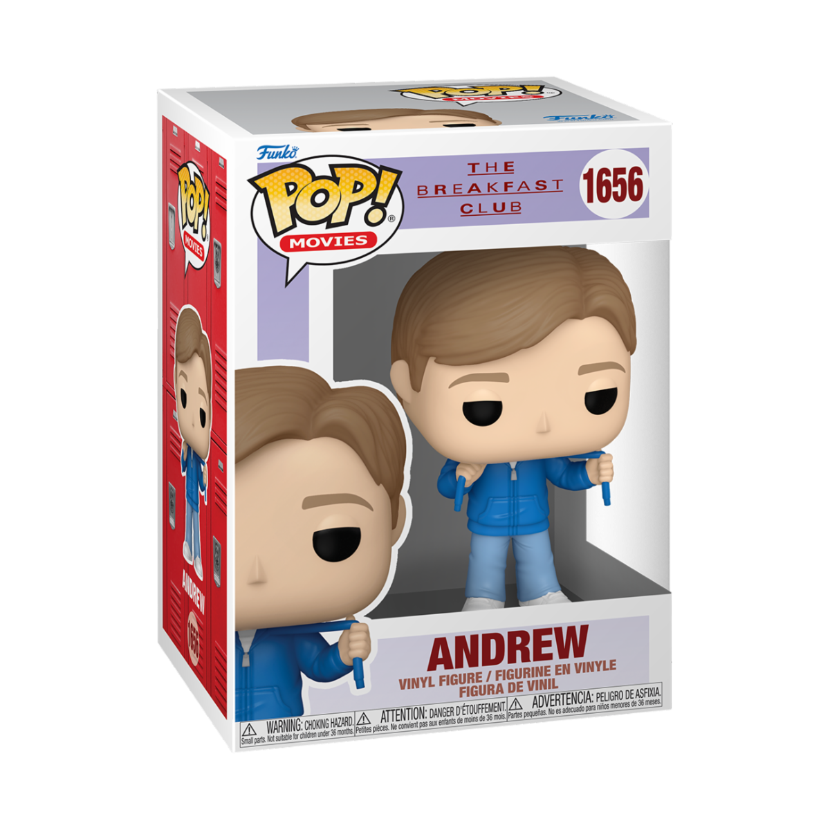 THE BREAKFAST CLUB - POP FUNKO VINYL FIGURE 1656 ANDREW 9CM