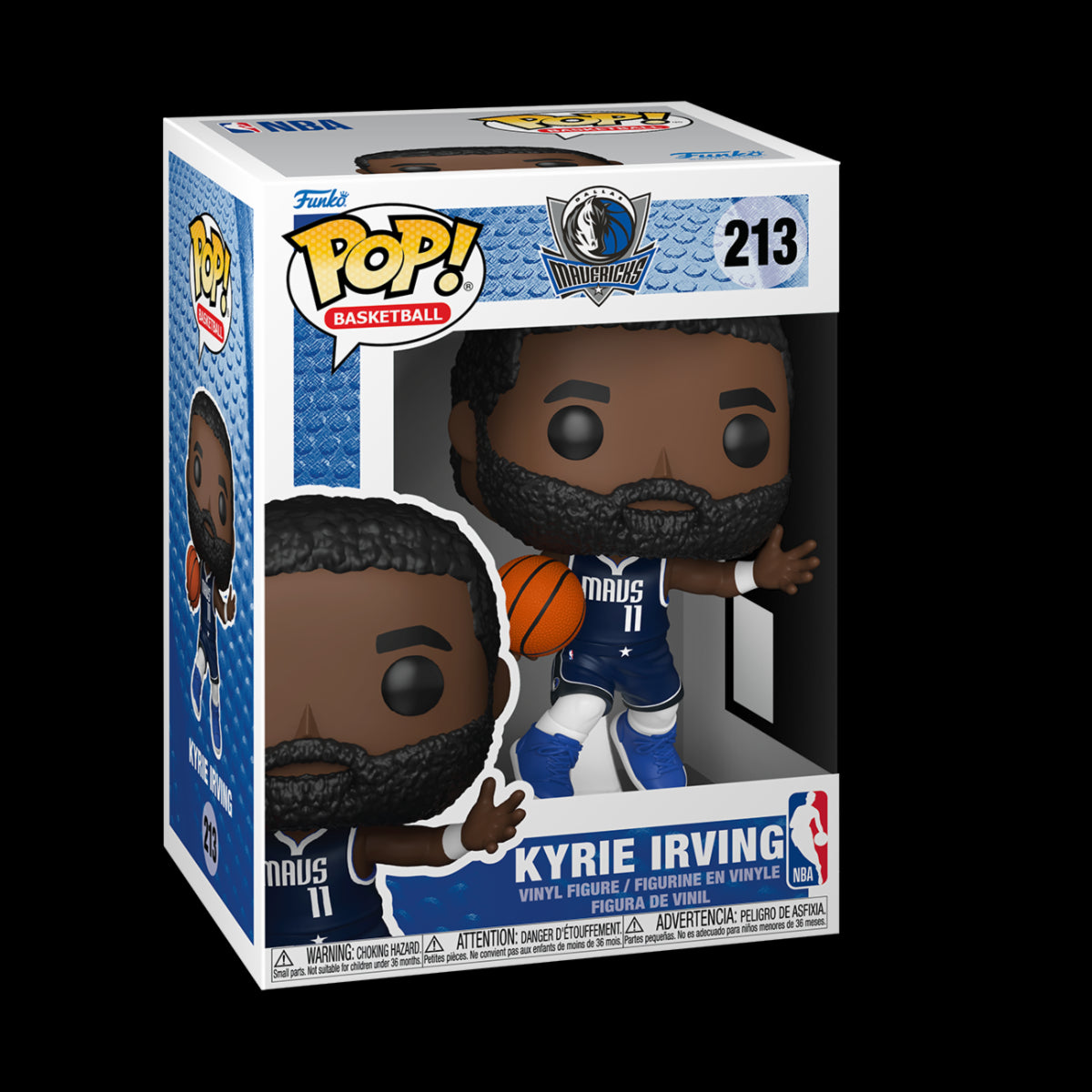 SPORTS: NBA - POP FUNKO VINYL FIGURE 213 KYRIE IRVING (MAVERICKS) 9CM