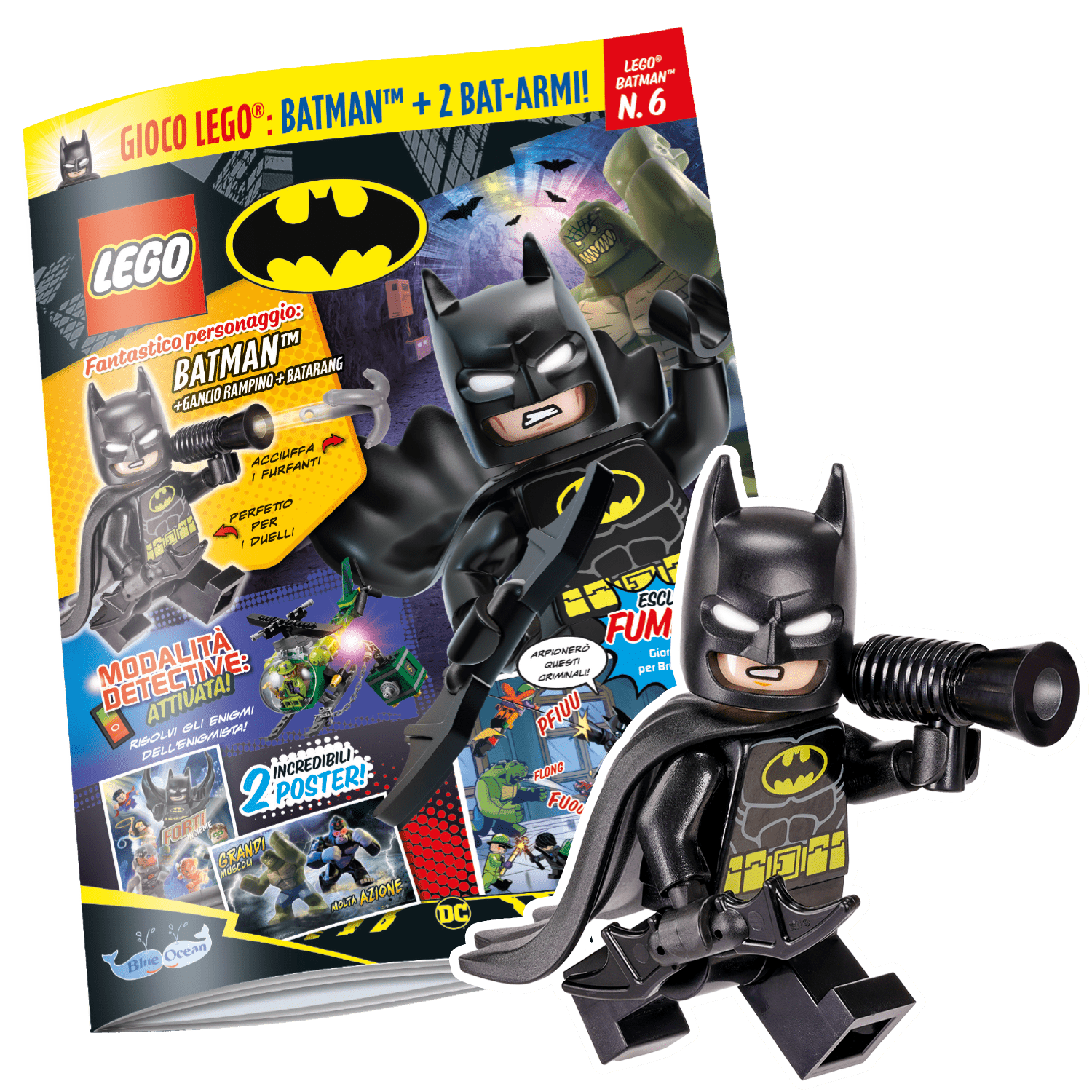 LEGO BATMAN N.6 - BATMAN + 2 BAT-ARMI