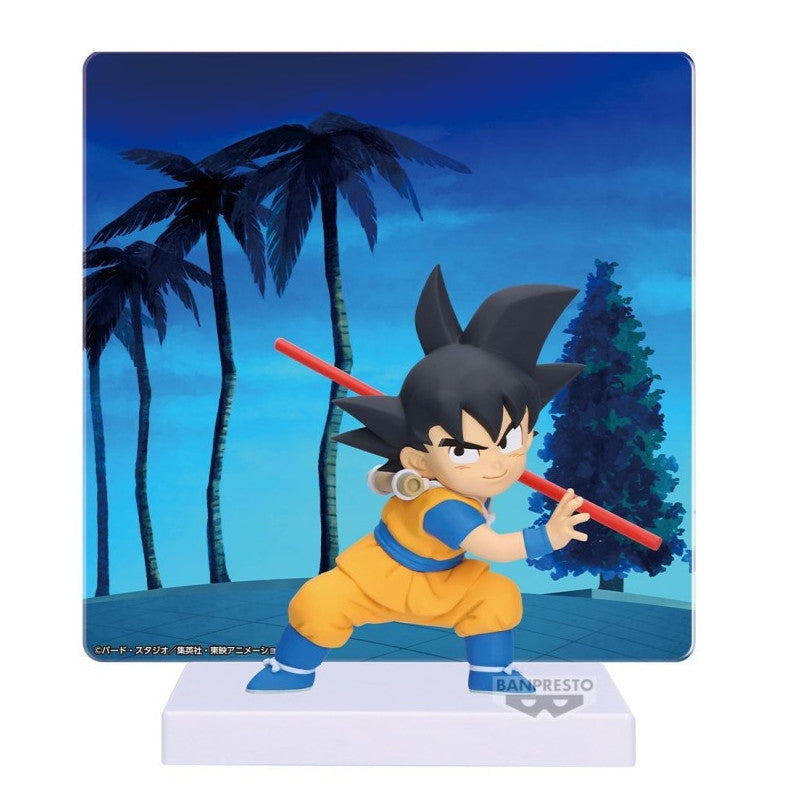 89723 - DRAGON BALL DAIMA - FIGURE WITH PANEL - SON GOKU - MINIFIGURE 7CM