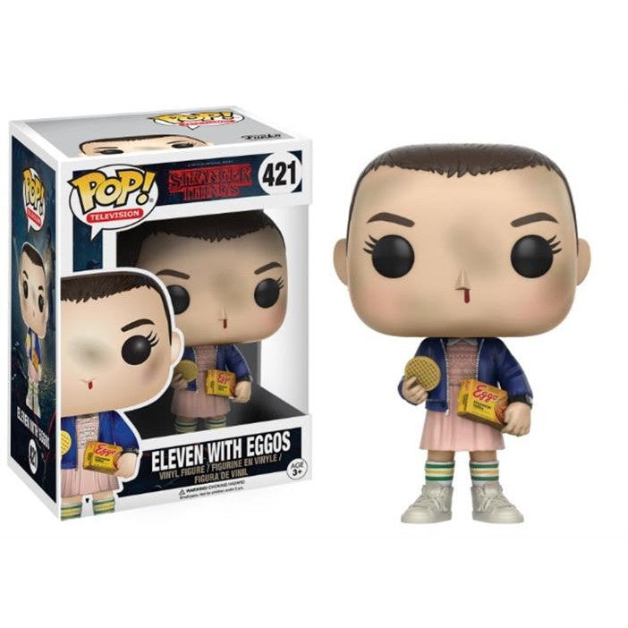 STRANGER THINGS - POP FUNKO VINYL FIGURE 421 ELEVEN WITH EGGOS 9CM - REGULAR