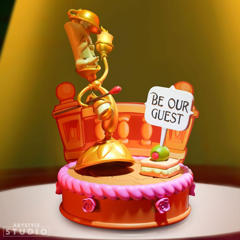 ABYFIG041 - DISNEY: THE BEAUTY AND THE BEAST - SUPER FIGURE COLLECTION - LUMIERE - STATUA 12CM