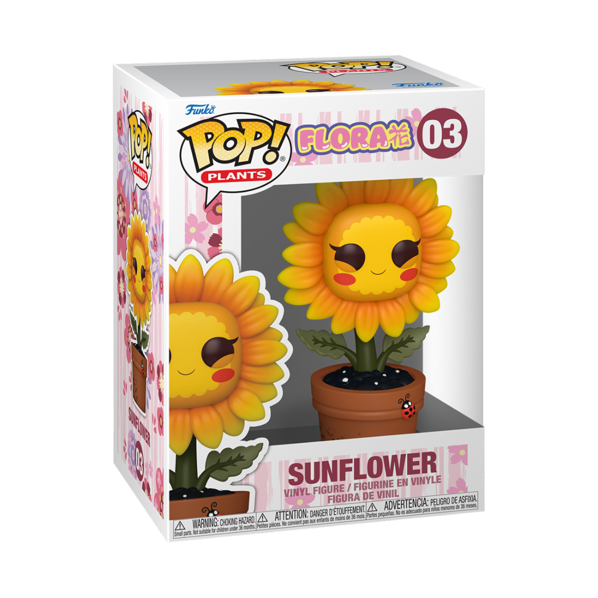 POP PLANTS: FLORA - POP FUNKO VINYL FIGURE 03 SUNFLOWER 9CM