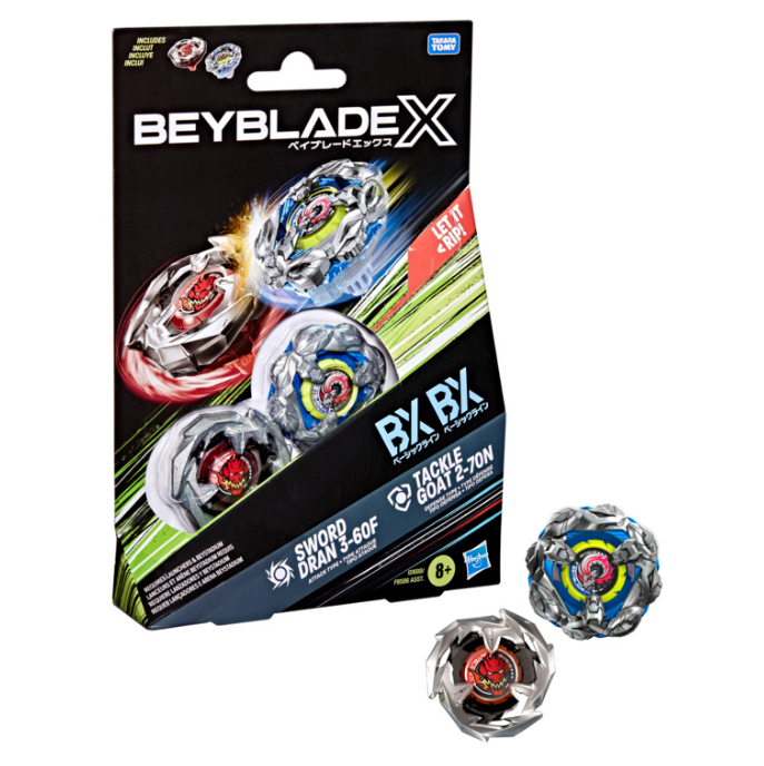 BEYBLADE-X - TACKLE GOAT & SWORD DRAN