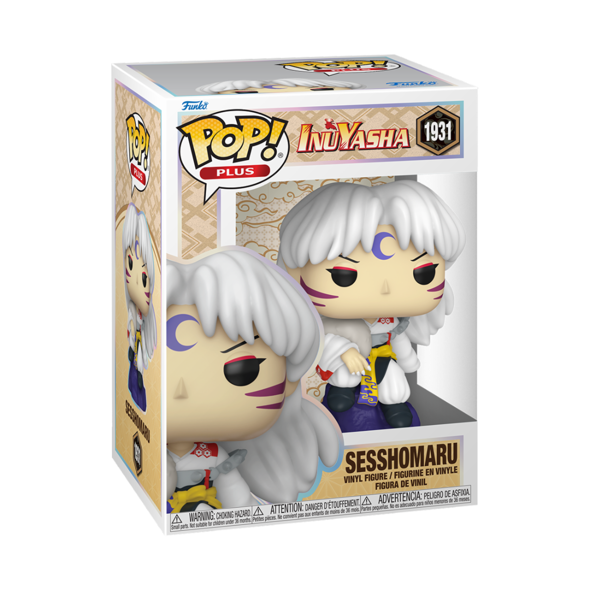 INUYASHA - POP FUNKO VINYL FIGURE 1931 SESSHOMARU (SITTING) 9CM