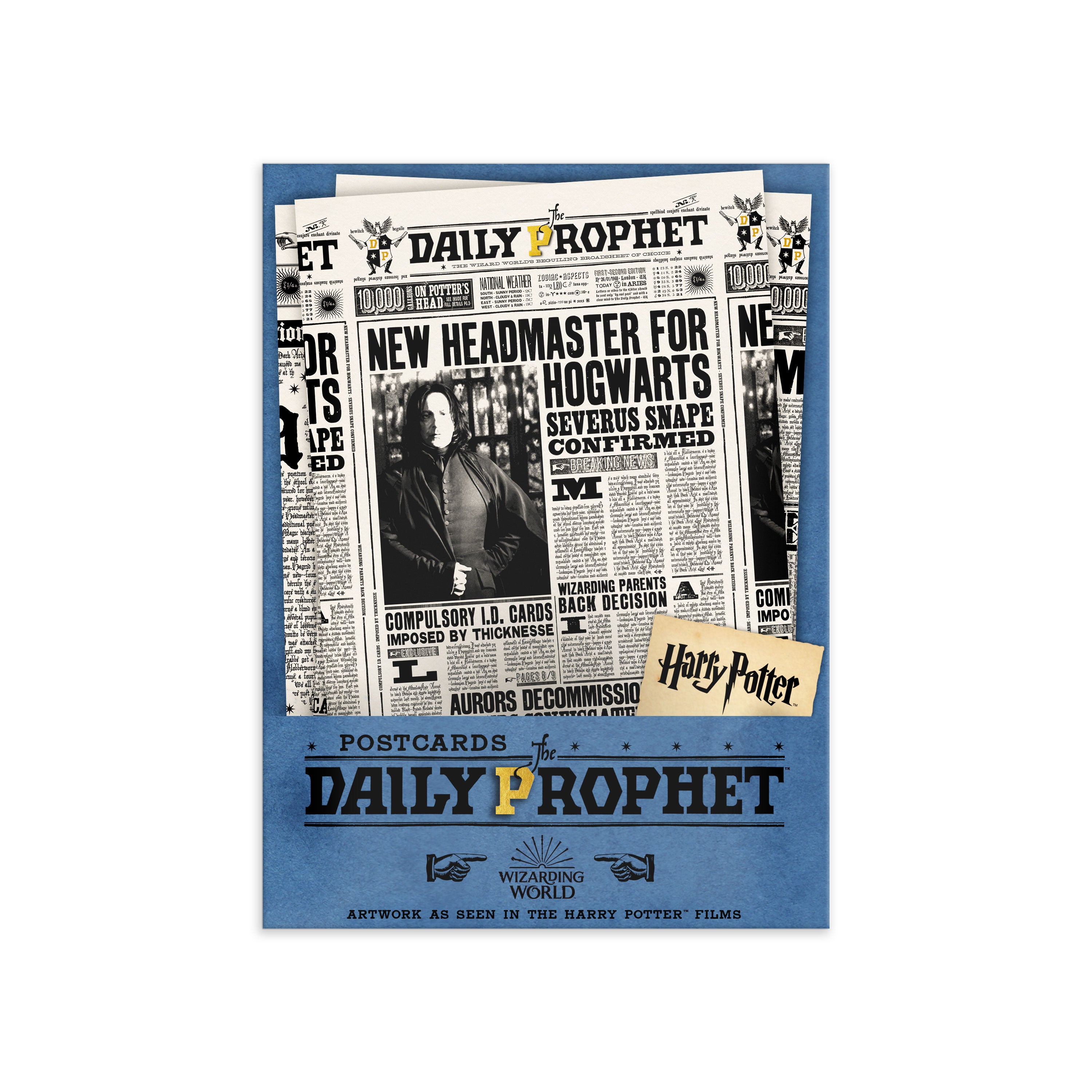 DPP01 - THE DAILY PROPHET FRONT PAGES - POSTCARD