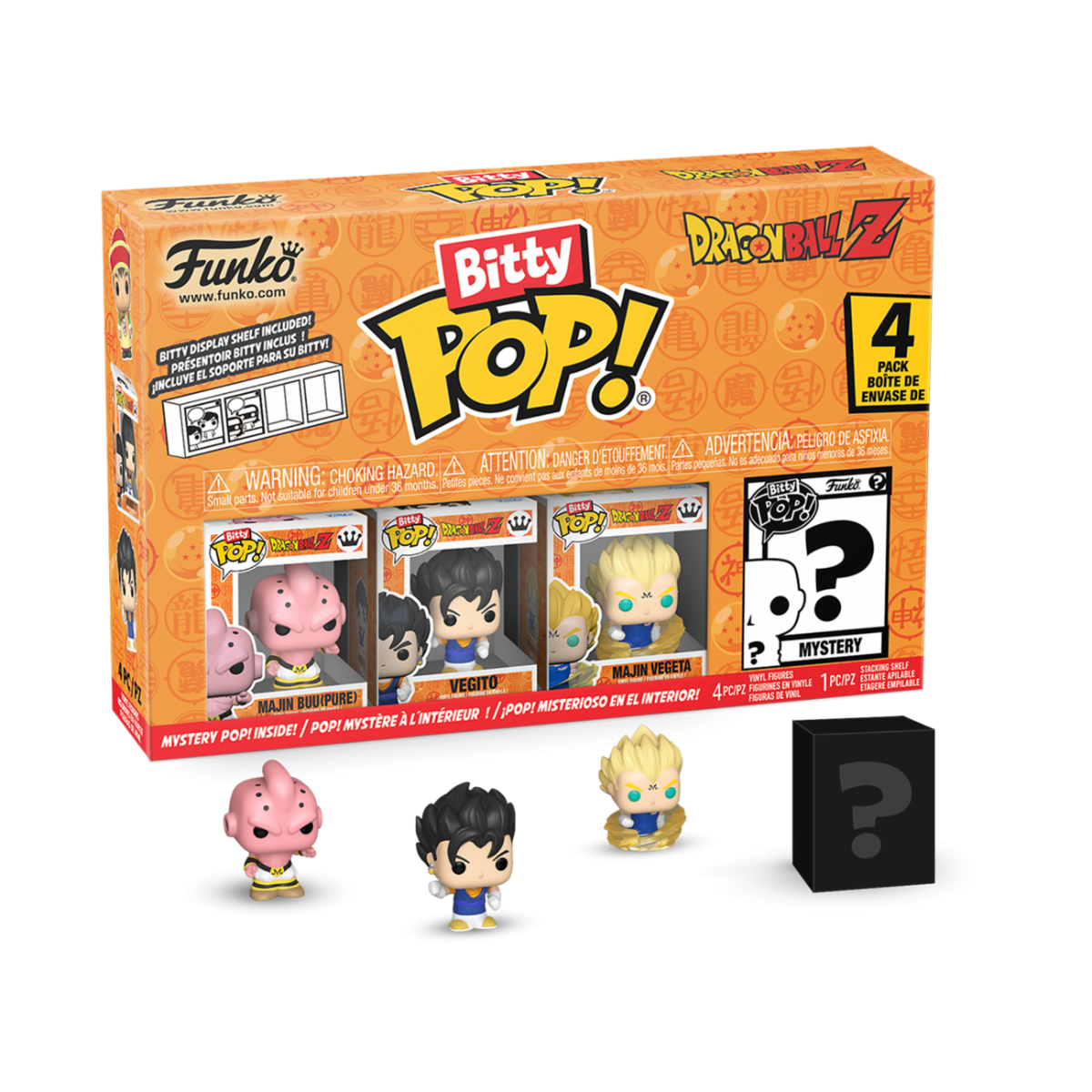 73025 - DRAGON BALL Z - FUNKO BITTY POP VINYL FIGURE - KID BUU (4PK)