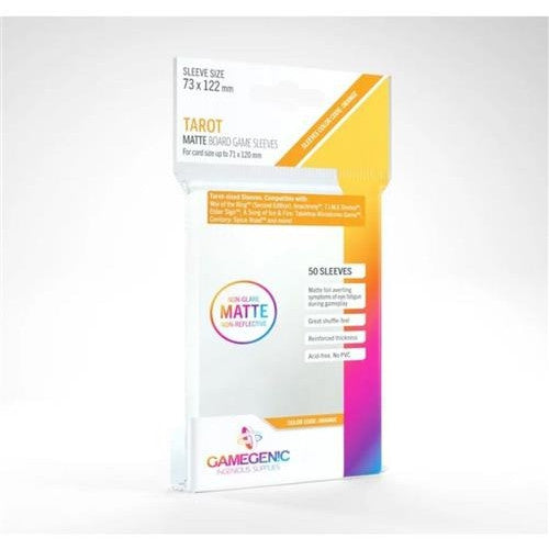 GGS10056ML - 50 TAROT BOARD GAME MATTE SLEEVES 73 X 122MM