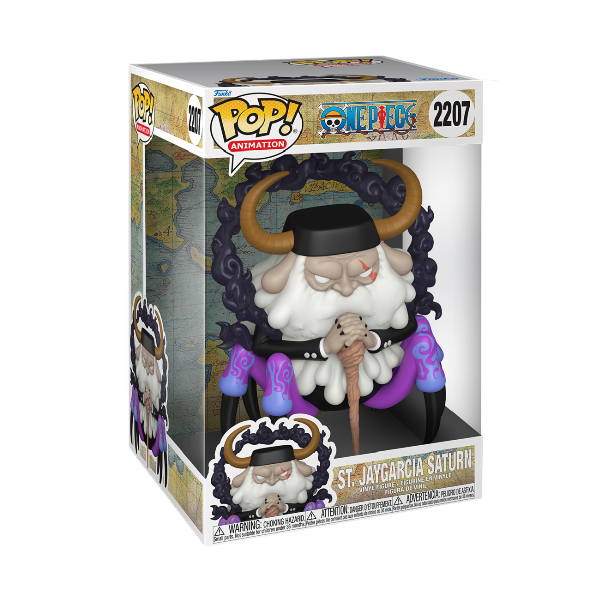 ONE PIECE - POP FUNKO JUMBO VINYL FIGURE 2207 ST. JAYGARCIA SATURN 25CM