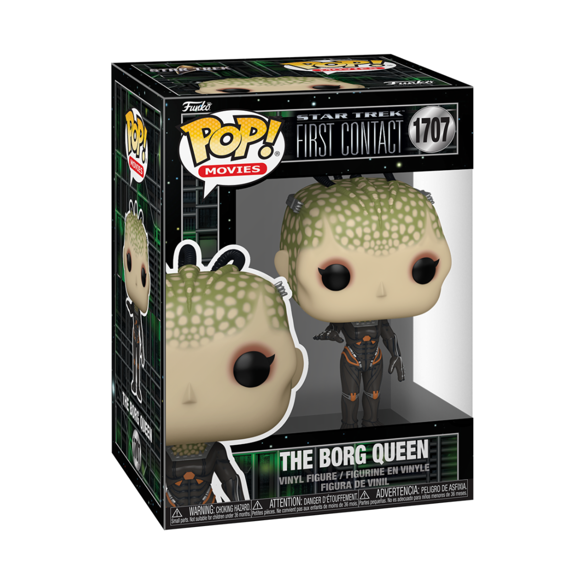 STAR TREK: FIRST CONTACT- POP FUNKO VINYL FIGURE 1707 THE BORG QUEEN 9CM