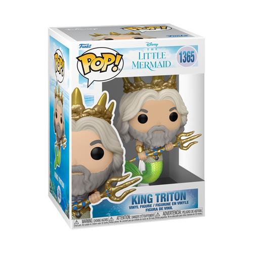 DISNEY: LITTLE MERMAID - POP FUNKO VINYL FIGURE 1365 KING TRITON 9CM