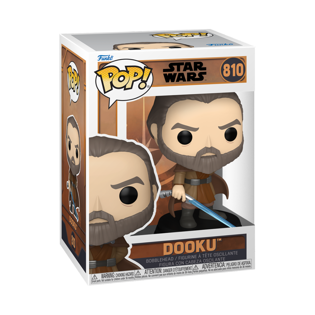 STAR WARS: TALES OF THE JEDI - POP FUNKO VINYL FIGURE 810 DOOKU 9CM
