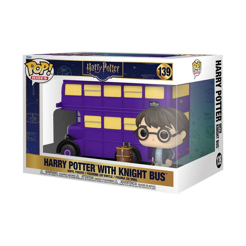 HARRY POTTER - POP FUNKO RIDE SUPER DELUXE VINYL FIGURE 139 HARRY POTTER W/KNIGHT BUS