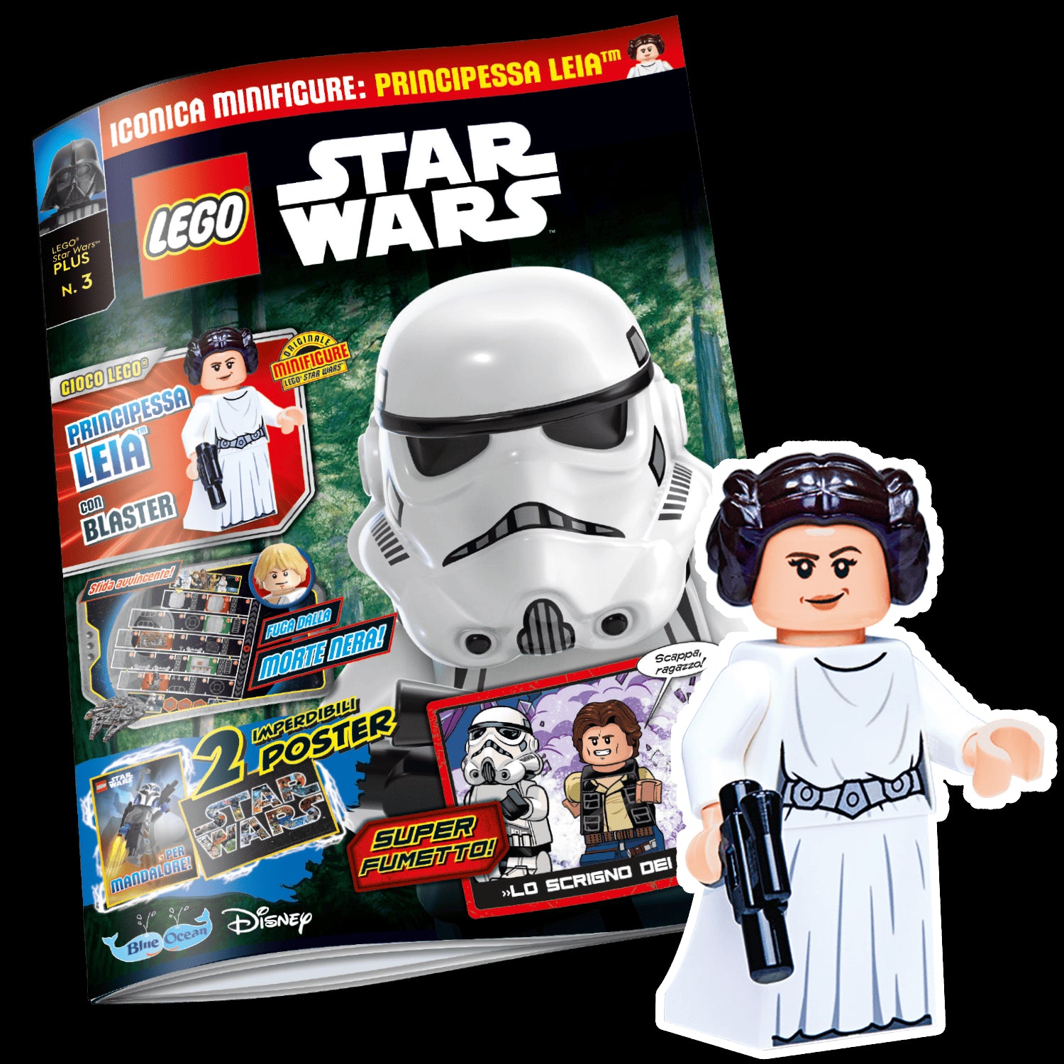 LEGO STAR WARS PLUS N.3 - PRINCIPESSA LEIA
