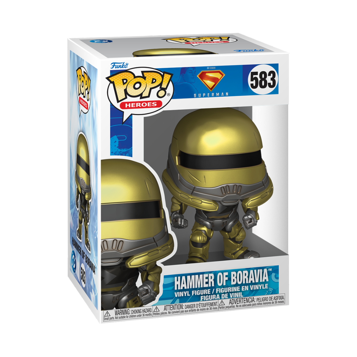 DC COMICS: SUPERMAN (2025) - POP FUNKO VINYL FIGURE 583 HAMMER OF BORAVIA REGULAR 9CM