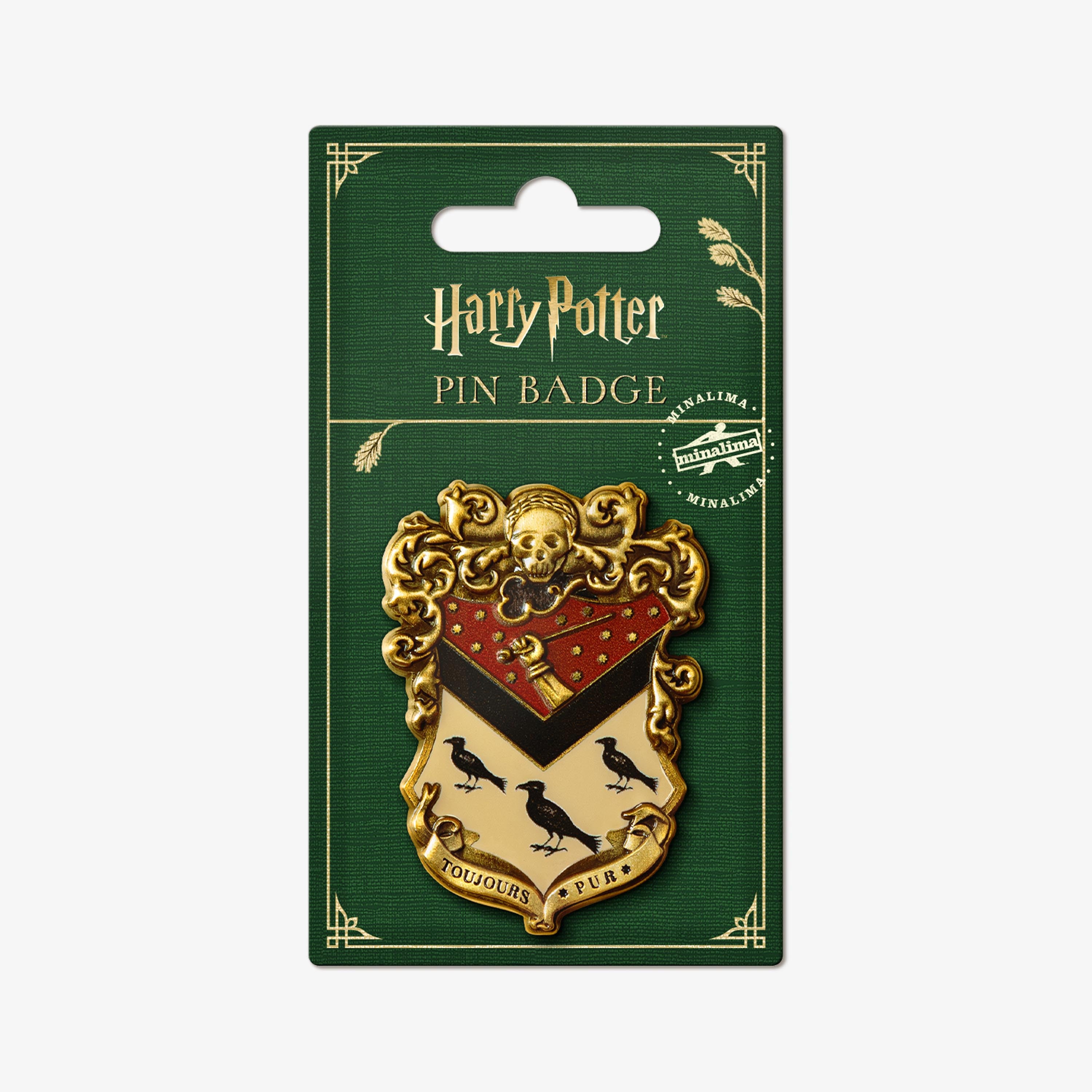 HPPIN01 - BLACK FAMILY TAPESTRY PIN BADGE