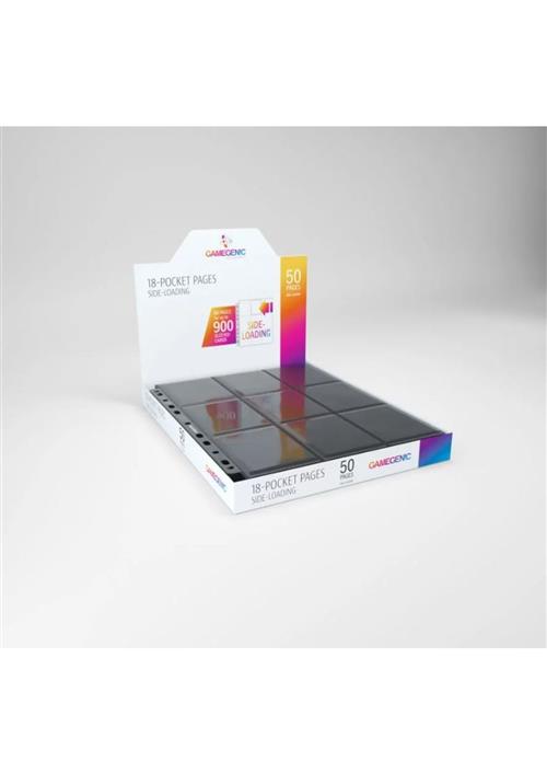 GGS30002ML - SIDELOADING - 18-POCKET PAGES - PACK 50PZ - BLACK