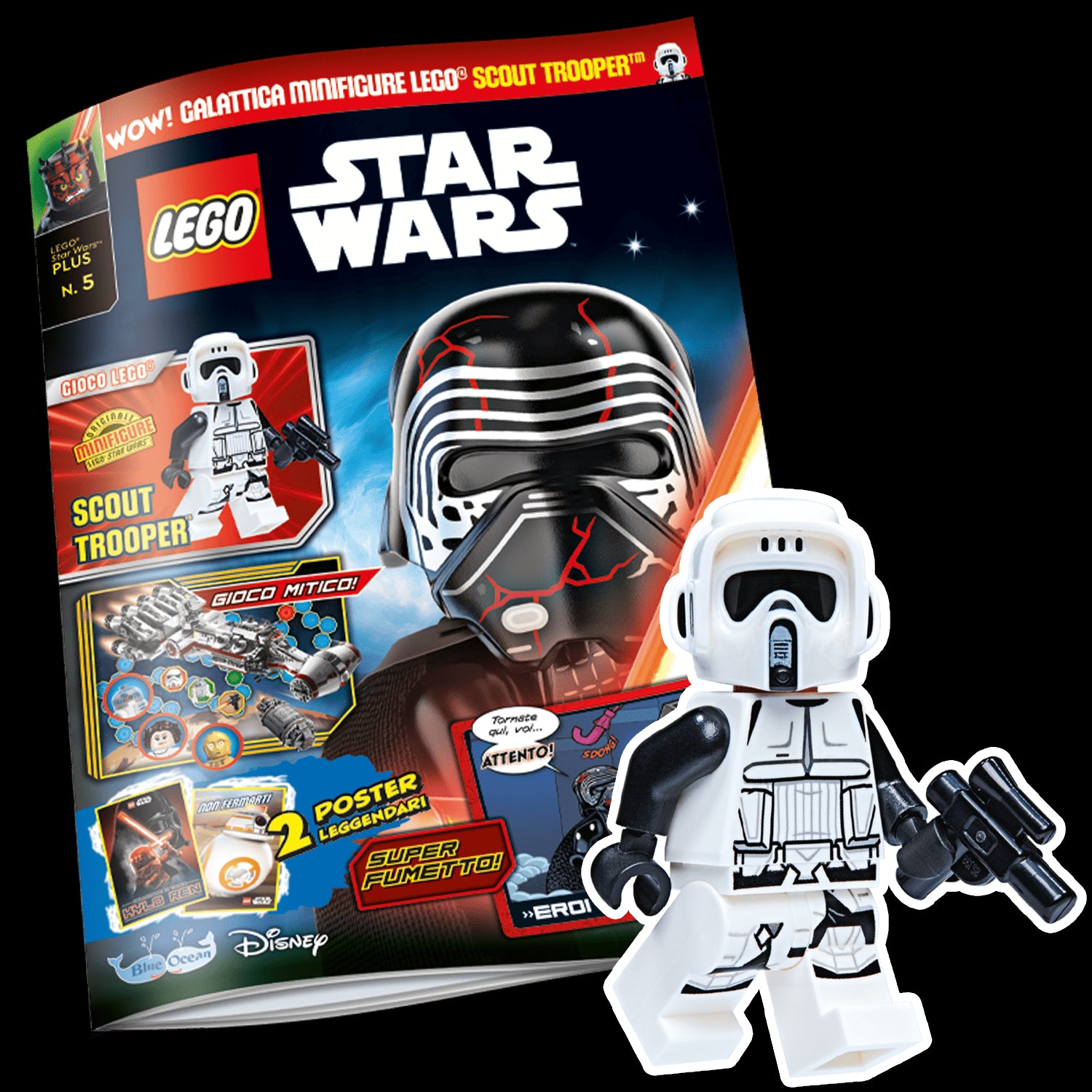 LEGO STAR WARS PLUS N.5 - SCOUT TROOPER