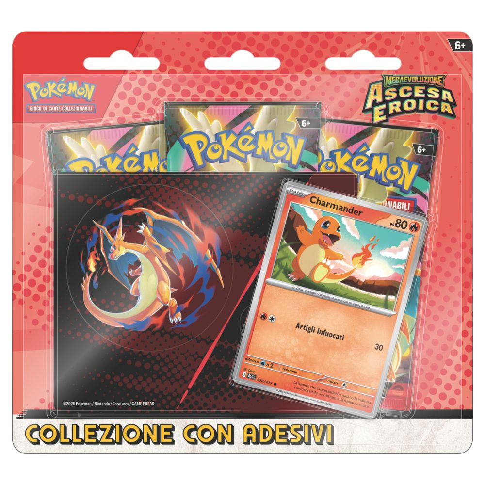 PK10314-I - POKEMON M2.5 COLLEZIONE CON ADESIVI MEGAEVOLUZIONE - ASCESA EROICA (IT)