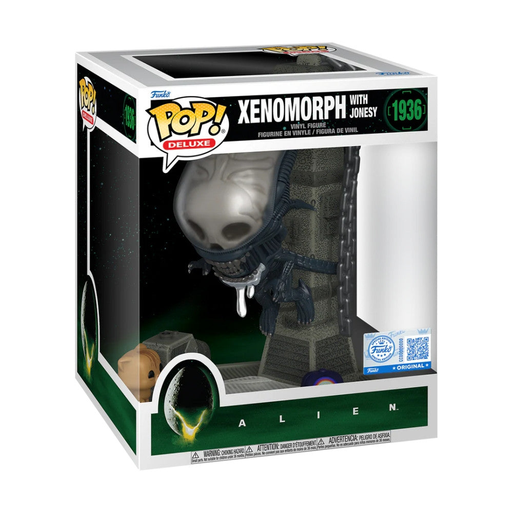 ALIEN - POP FUNKO DELUXE VINYL FIGURE 1936 XENOMORPH WITH JONESY 9CM