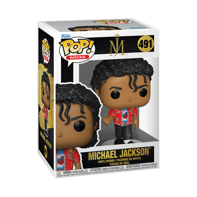 MICHAEL JACKSON S4 - POP FUNKO VINYL FIGURE 491 BEAT IT 9CM