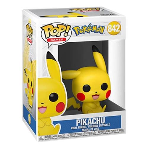 POKEMON - POP FUNKO VINYL FIGURE 842 PIKACHU (SITTING) 9CM