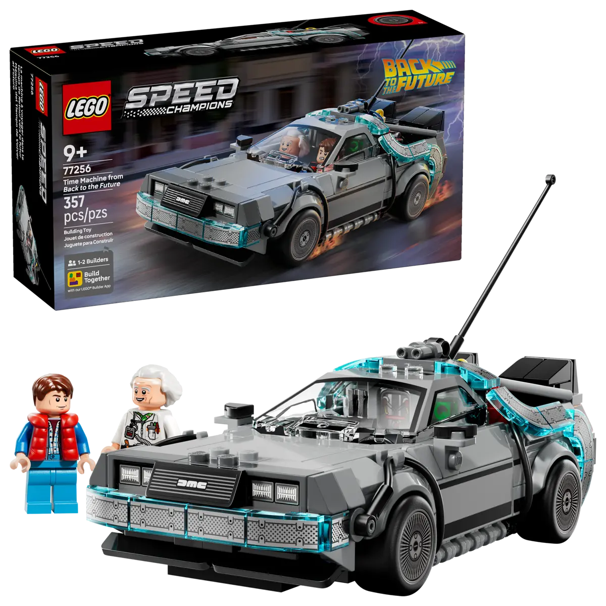 77256 - SPEED CHAMPIONS - MACCHINA DEL TEMPO DI RITORNO AL FUTURO